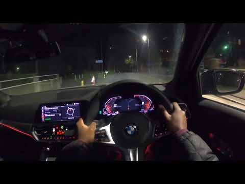 BMW G20 320D POV Night Test Drive (2021)