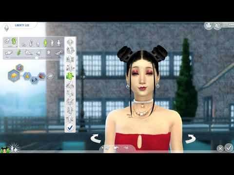 the sims 4 custom content download townies female Liberty Lee by Bonita100 Cas Video Preview