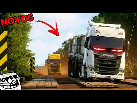 Turbinando os NOVOS maquinários do GLOBAL TRUCK ONLINE - FILME COMPLETO 🇧🇷😂