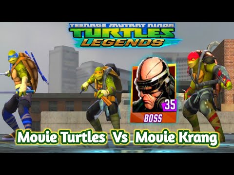 TMNT Legends Movie Turtles Vs Movie Krang