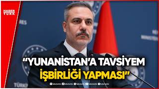 Bakan Hakan Fidan'dan Yunan Basınına Kritik Açıklamalar!