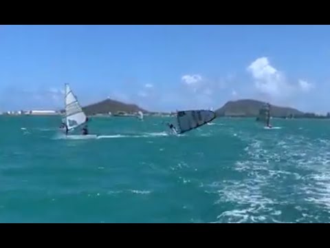 O'Pen Skiff Gybing Practice