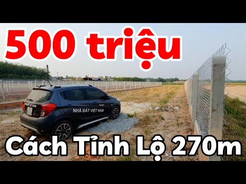 Đất đẹp 10x63 có 120m2 thổ cư giá 500 triệu cách Tỉnh lộ 796 270m gần trường học Ninh Điền Tây Ninh