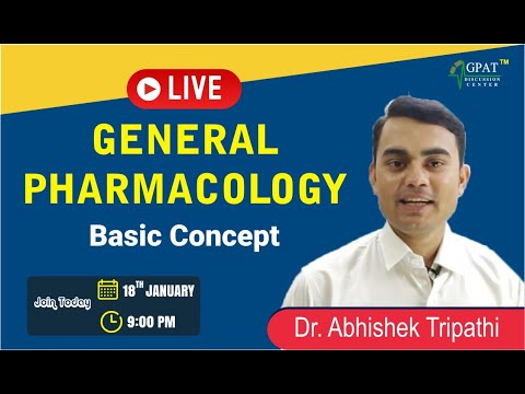 GENERAL PHARMACOLOGY BASIC CONCEPT