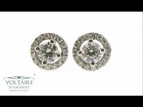 Halo Diamonds Stud Earrings Dublin - EA 1000