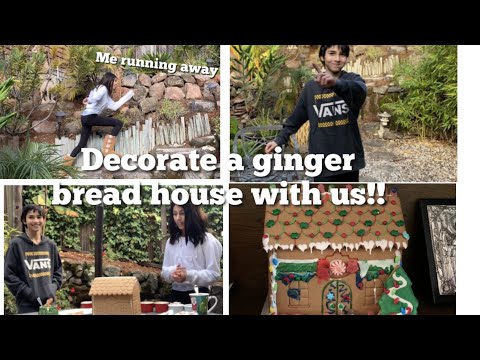 Decorate a ginger bread house with us! | Tanya Anastasia