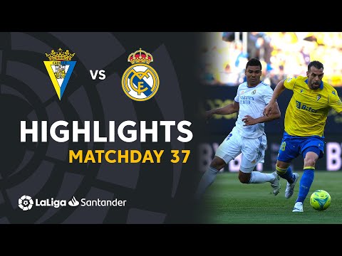 Highlights Cádiz CF vs Real Madrid (1-1)