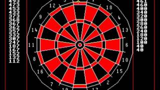 ACORN ELECTRON - DARTS - BLUE RIBBON - 1985