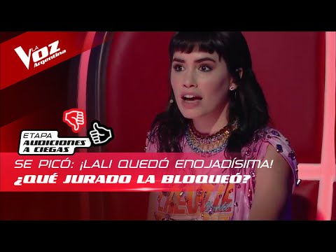 "Fuiste vos, resentido": Lali estalló contra un jurado - La Voz Argentina 2022