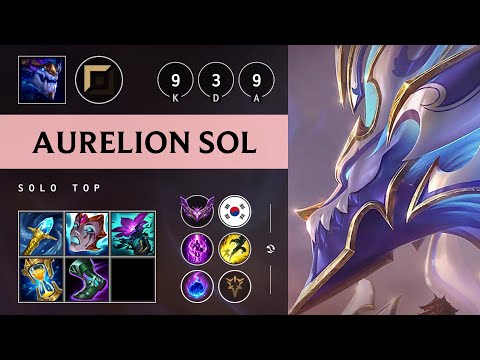 Aurelion Sol Top vs Fiora: Rampage - KR Master Patch 14.24