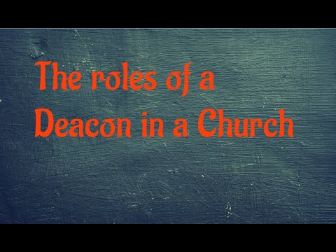 The roles of a Deacon in a Church | Gino Jennings