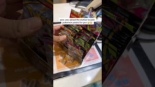 pov: you asked the worker to pick pokemon packs for you 😭😭 #pokemon #pokemontcg #pokemoncards