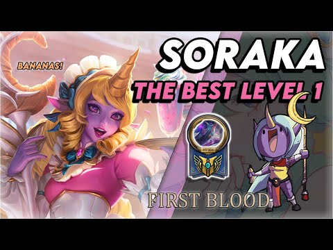 How to ABUSE Soraka's Level 1 Using Fundamentals. EASY WINS.