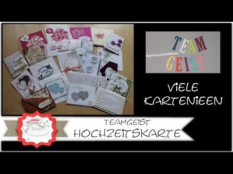 , title : 'Hochzeitskarten Ideen - Stampin´Up! - Hochzeitskarte basteln - Kartenideen - zur Hochzeit -Teamgeist'