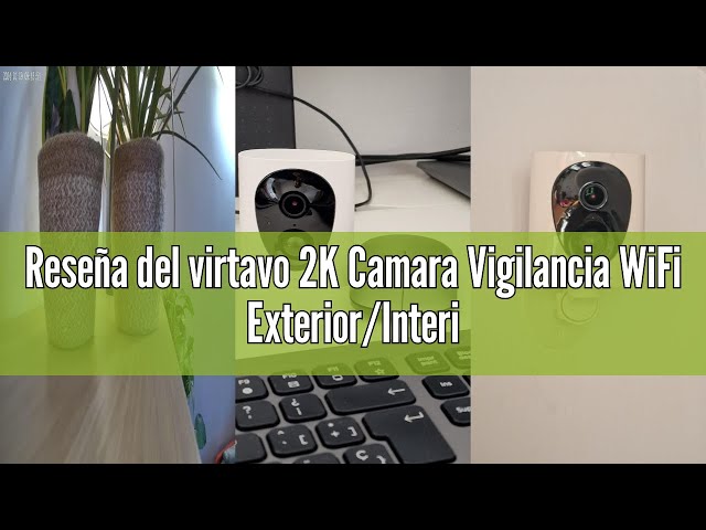 Vídeo relacionado con VIRTAVO 2K Camara de Vigilancia WiFi Exterior/Interior sin Cables, Cámara Seguridad con Batería Recargable, Visión Nocturna Starlight, Sin Suscripción Obligatoria, Detección PIR, Audio Bidireccional