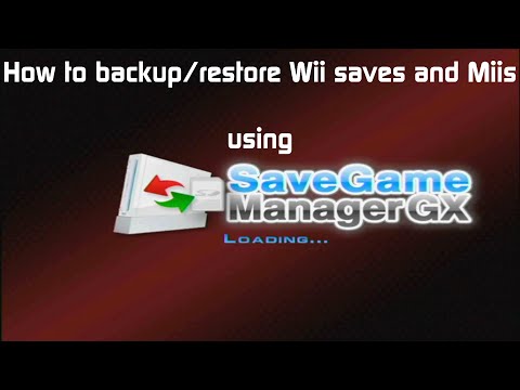 How to Backup and Restore Wii Saves and Miis - SaveGame Manager GX Guide 2024