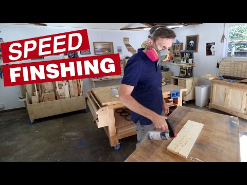 The secret to getting an awesome finish with spray lacquer in under 30 minutes | Finishing basics