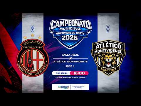 Milla Real x Atlético Montividense | Campeonato Municipal de Montividiu do Norte 2026 | 2ª Rodada