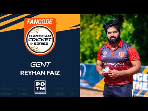 POTM: R.Faiz - RB vs GEN | Highlights | FanCode ECS Belgium, 2022 Day 9 | ECS22.589