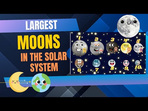 Largest Moons of Solar System | Top 10 Moons