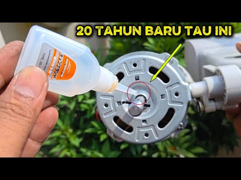 Teteskan LEM KOREA pada kipas angin Rusak mu, maka kipas tidak akan Rusak SEUMUR HIDUP !!