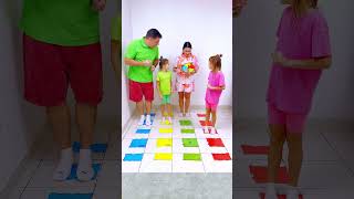 Family Game Night GONE WILD With This Floor Challenge! #shorts Eva Alisa Family Shorts 