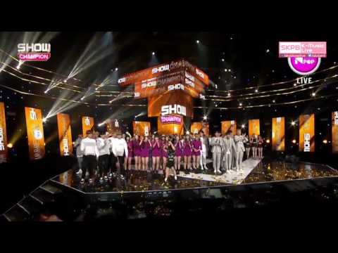 Today Winner 160622 EXO 엑소 1위 수상 Win & Encore @ Show Champion