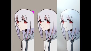 【AfterEffects】アニメ撮影処理before after【#indie_anime】