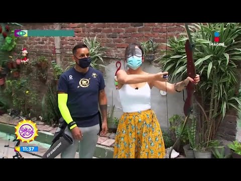 Campeón de tiro con arco a pesar de falta de visión