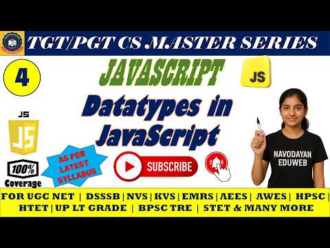 4 Javascript Data Types Complete Beginner Guide