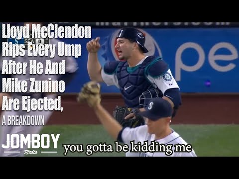 Lloyd McClendon rips every ump after he and Mike Zunino are ejected, a breakdown