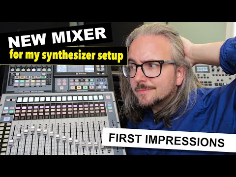 NEW MIXER FOR MY SYNTHESIZER SETUP!! – Presonus StudioLive 32SC