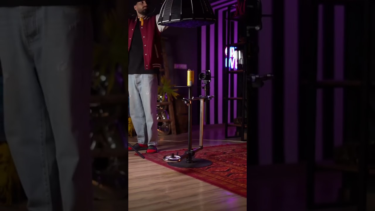 Get Creative Product Shots Fast——DigitalFoto V360SE Spinning Camera Rig  #videography #360video