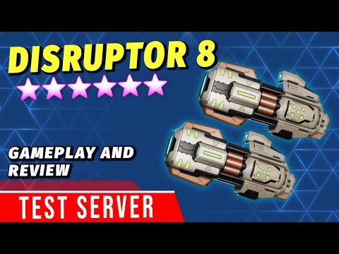 My thoughts on Disruptor 8 | Test Server Weapon Review | Mech Arena