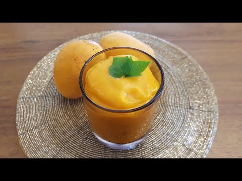 Instant Soft Serve Mango Sorbet l Easy Dairy Free Mango Sorbet l 2 Ingredients Healthy Mango Sorbet