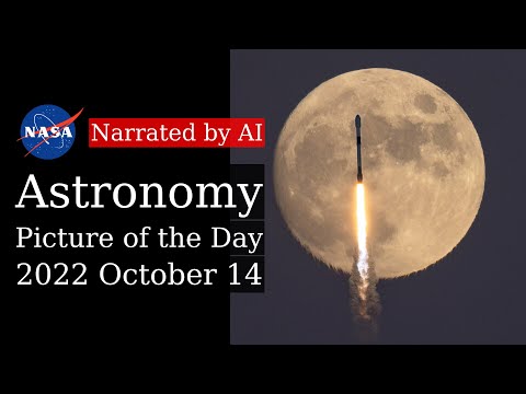 APOD: 2022-10-14 - The Falcon and the Hunter's Moon (Narrated by Brian)