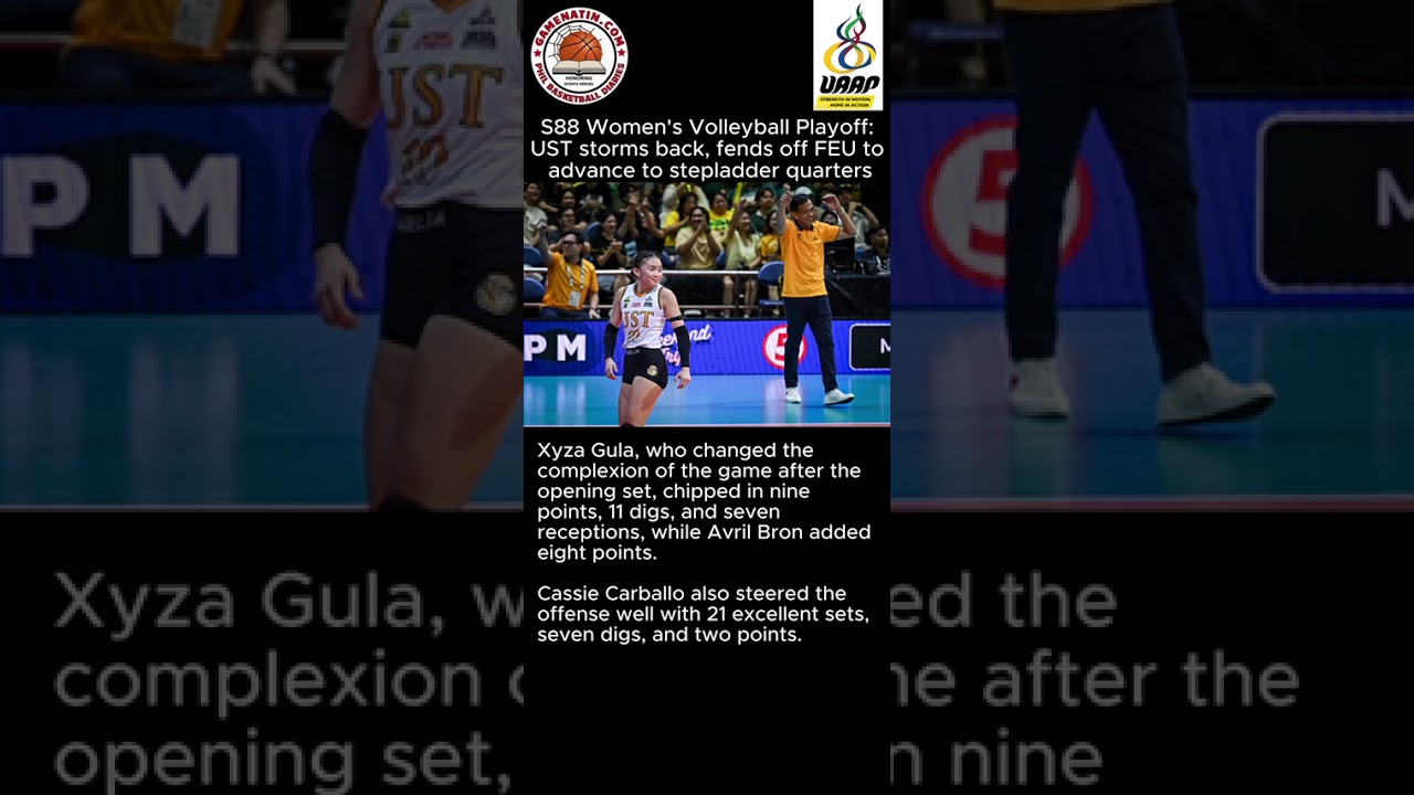 UAAP Women's Volleyball: UST trounces FEU to clinch last Final 4 spot