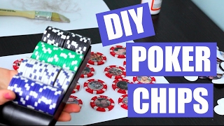 DIY PICTURE POKER CHIPS & NEW CHANNEL!