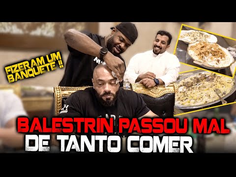 BALESTRIN FELT SICK FROM EATING SO MUCH - THEY HAD A BANQUET!!!