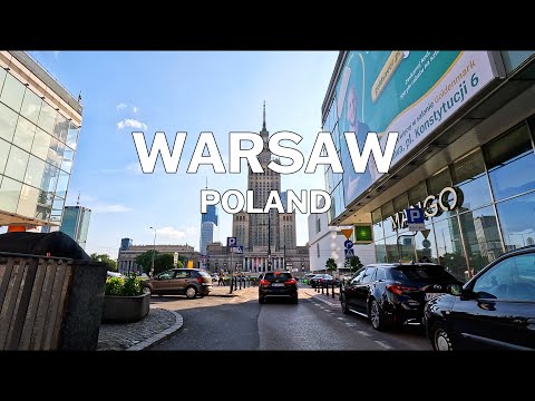 Warsaw, Poland - Driving Tour 4K