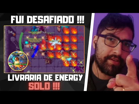 CACEI LIVRARIA ENERGY SOLO APÓS SER DESAFIADO !! (DICA BONUS NO FINAL)