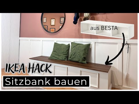 IKEA BESTA Hack | Sitzbank aus BESTA selber bauen | DIY IKEA HACK | Flur Makeover
