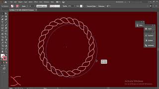 Round Rope Frame Adobe illustrator tutorial Adobe
