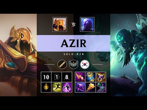 Azir Mid vs Ryze - KR Challenger Patch 25.09