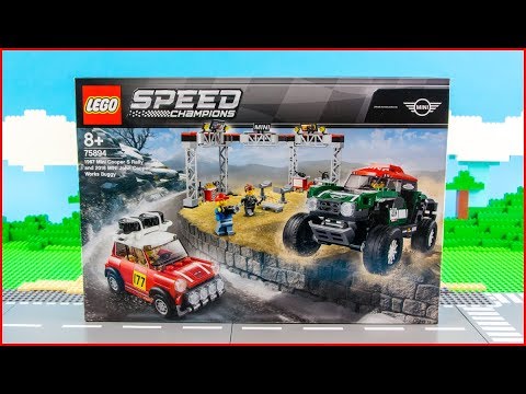 Vidéo LEGO Speed Champions 75894 : Mini Cooper S Rally 1967 et Mini John Cooper Works Buggy 2018