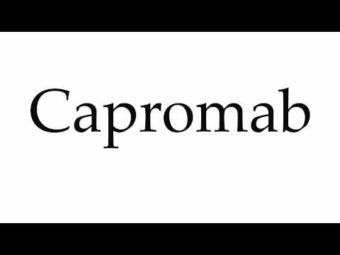 How to Pronounce Capromab