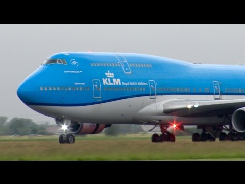 [4K] Plane Spotting at Amsterdam Airport Schiphol | B747, B767, B777, A330, MD-11