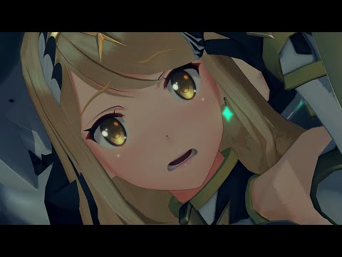 Mythra Wakes Up on Rex's Lap | Xenoblade Chronicles 2 Cutscene Nintendo Switch