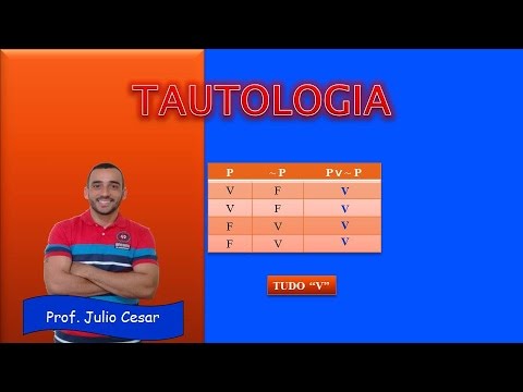 Concurso TRF/2016 - Tautologia   - [Aula 11]