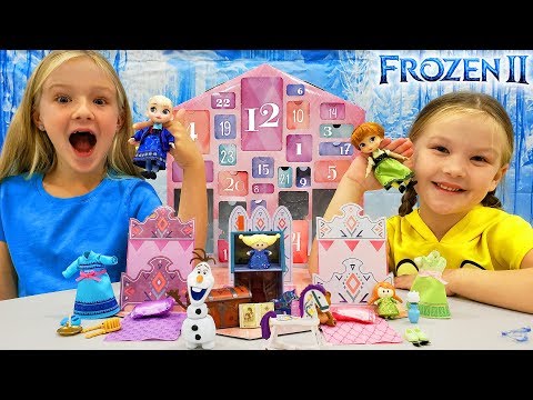 Disney Frozen 2 Advent Calendar! Opening All 24 Days of Christmas!!